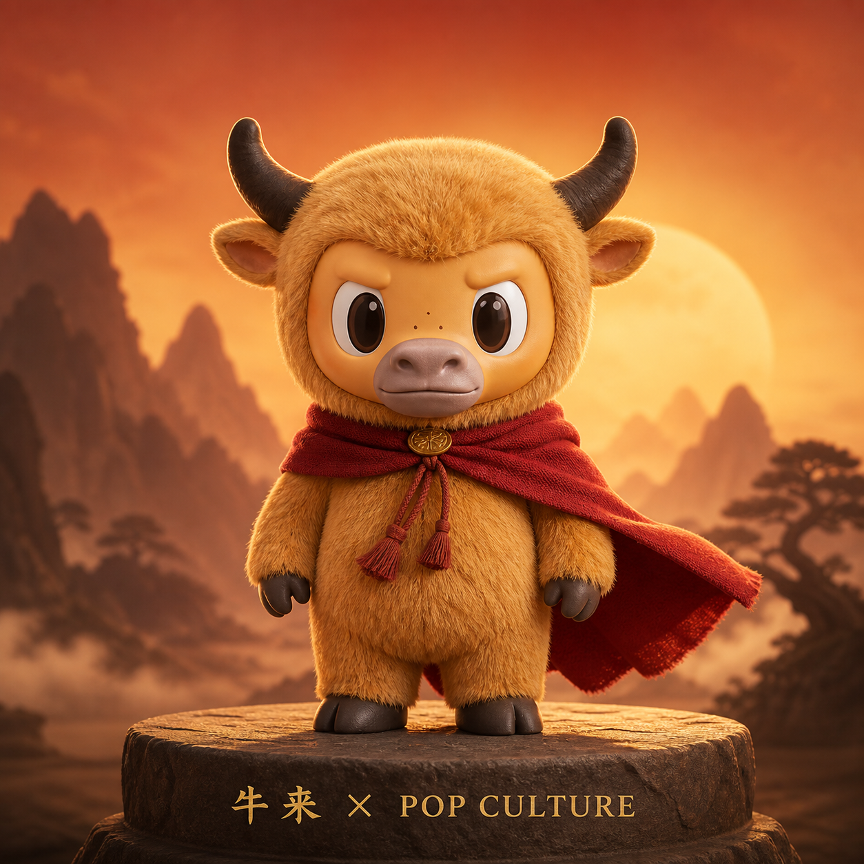 牛来 × POP CULTURE 联名潮玩概念视觉